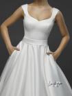 Satin wedding dress "Lior"