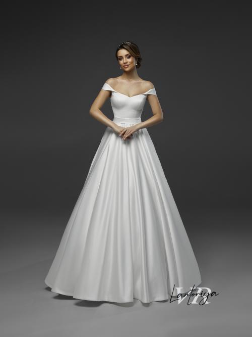 Satin wedding dress "Lior"